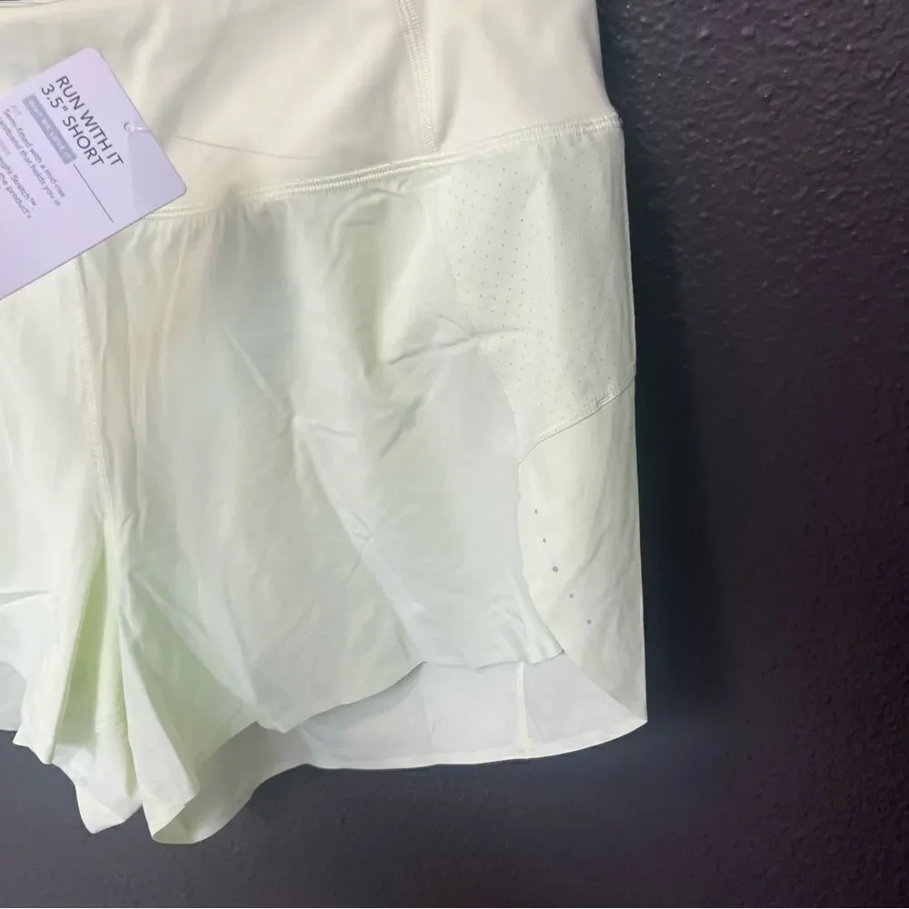 Athleta Run With It Shorts 3.5”